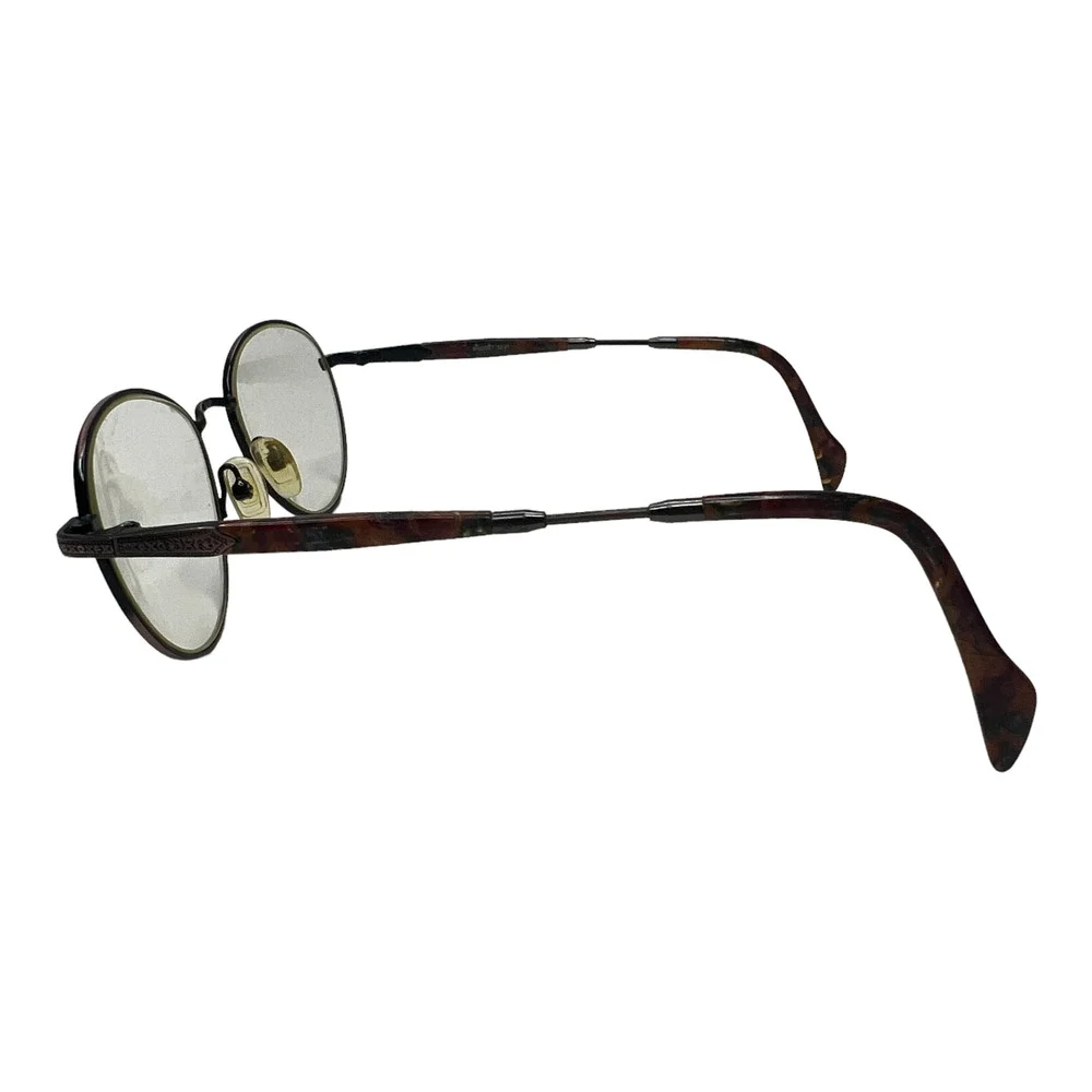 Bridget Eyeglasses‎ Antique Wine Frames Only women Red Tortoise Metal H3592